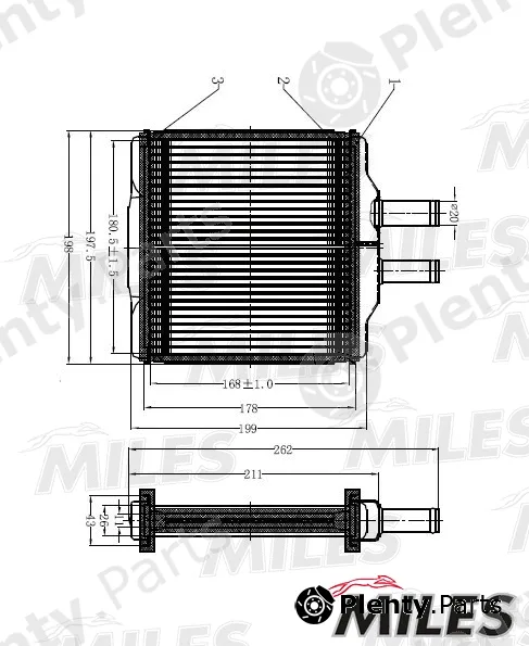 Miles ACHM004 — Heat Exchanger, interior heating