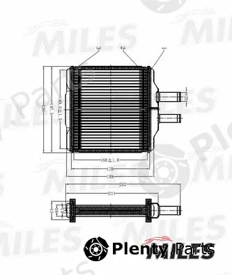 Miles ACHB004 — Heat Exchanger, interior heating