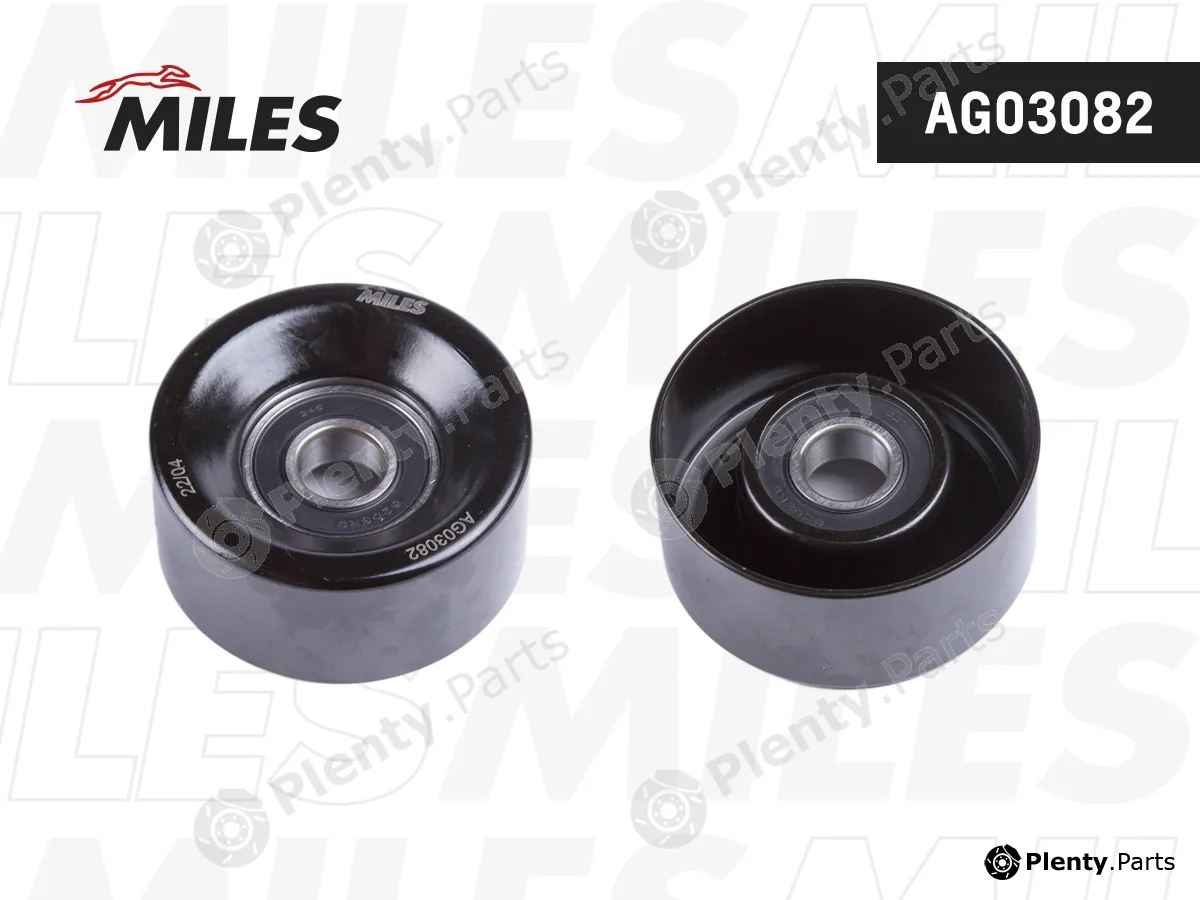 Miles AG03082 — Deflection/Guide Pulley, V-ribbed belt