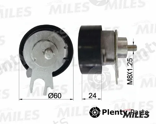 Miles AG02061 — Tensioner Pulley, timing belt
