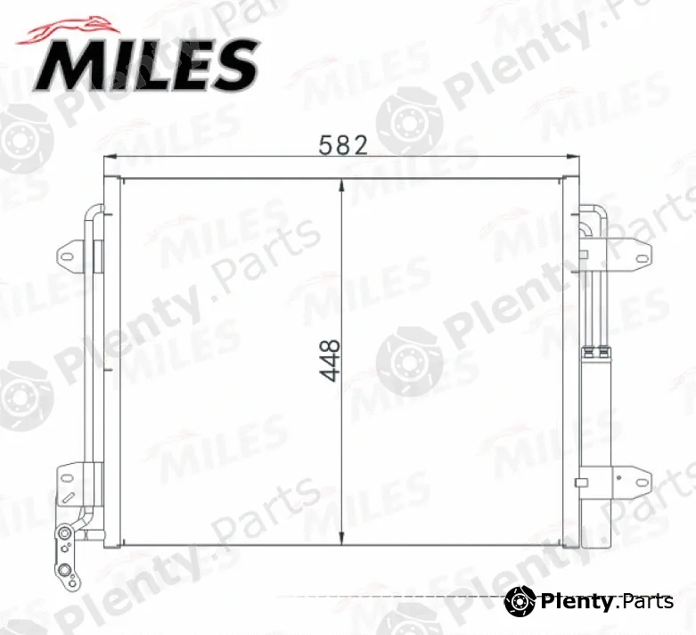 Miles ACCB055 — Condenser, air conditioning