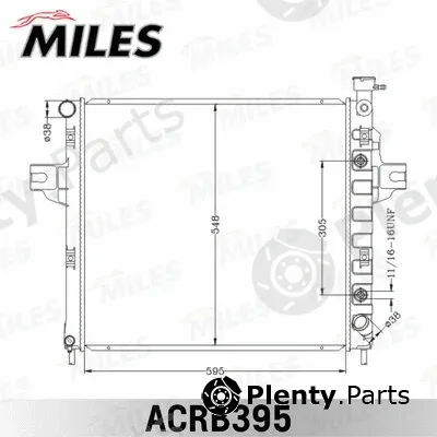 Miles ACRB395 — Radiator, engine cooling