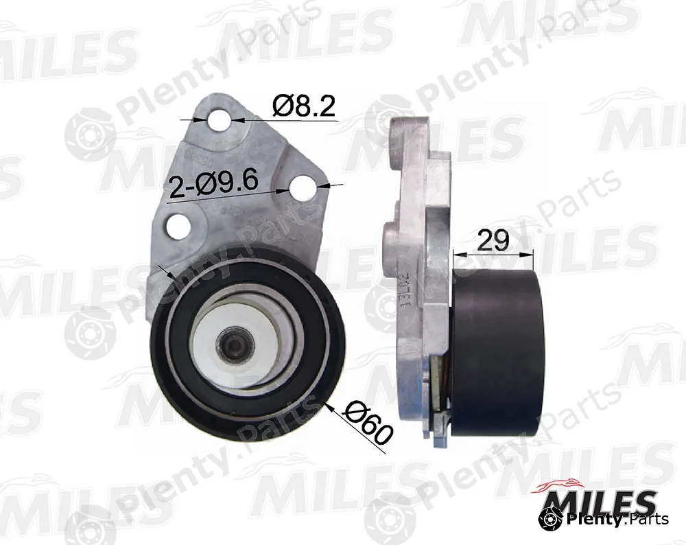 Miles AG02000 — Tensioner Pulley, timing belt