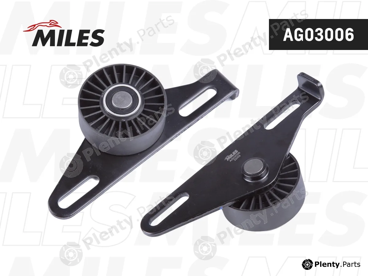 Miles AG03006 — Tensioner Pulley, V-ribbed belt