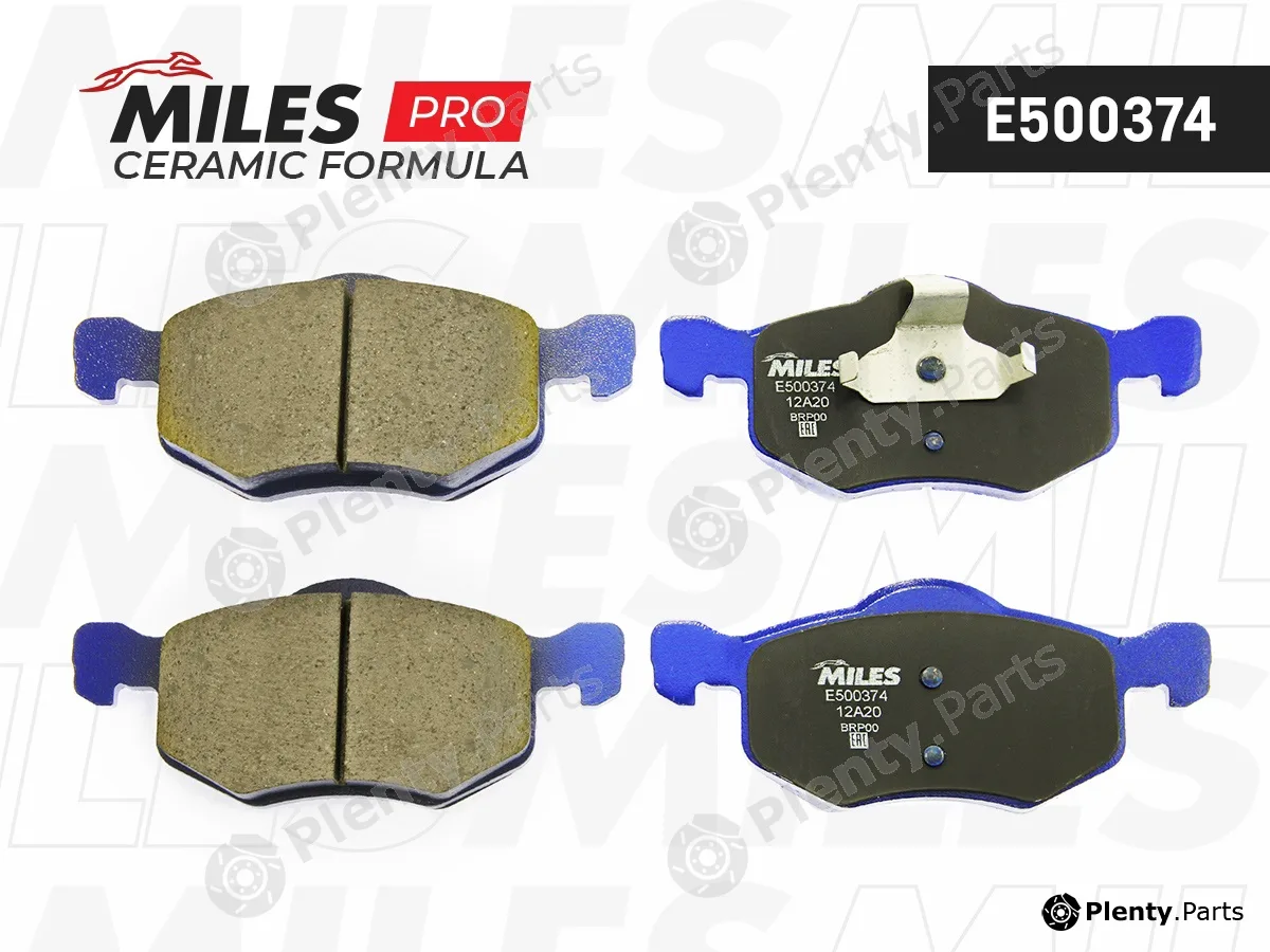 Miles E500374 — Brake Pad Set, disc brake