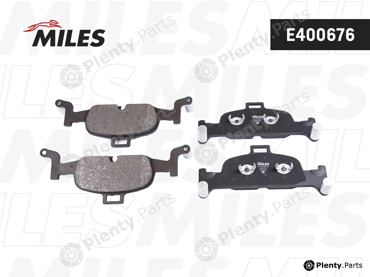 Miles E400676 — Brake Pad Set, disc brake