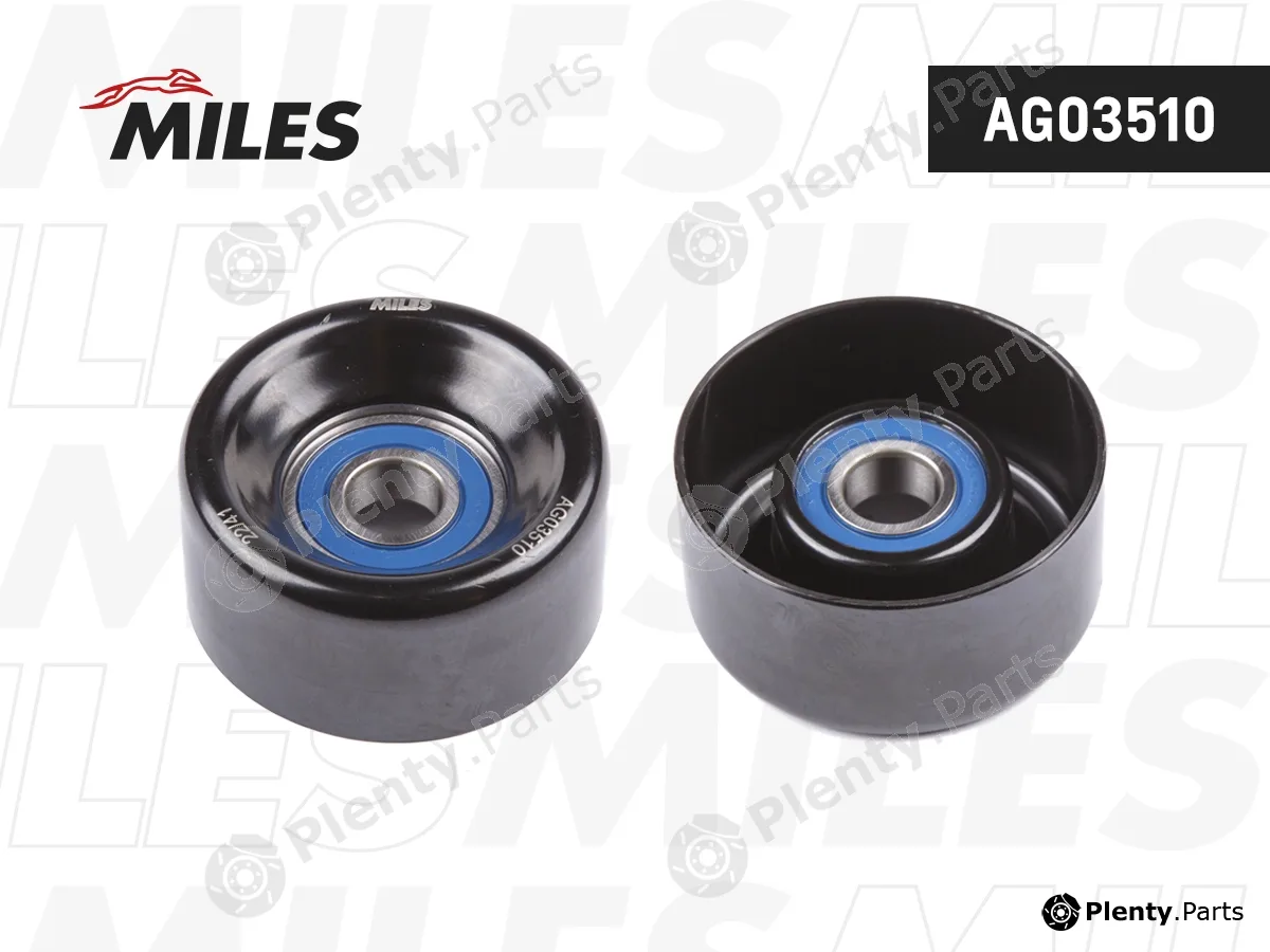 Miles AG03510 — Tensioner Pulley, V-ribbed belt