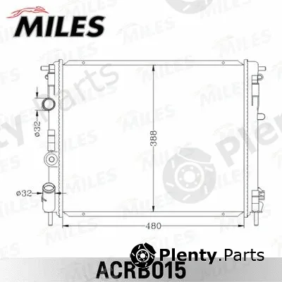 Miles ACRB015 — Radiator, engine cooling