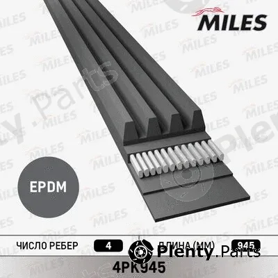 Miles 4PK945 — V-Ribbed Belt