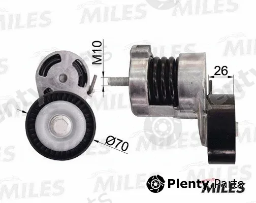 Miles AG00044 — Belt Tensioner, V-ribbed belt