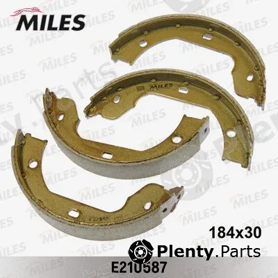 Miles E210587 — Brake Shoe Set, parking brake