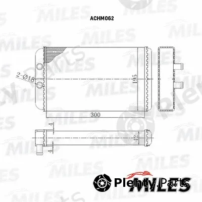 Miles ACHM062 — Heat Exchanger, interior heating
