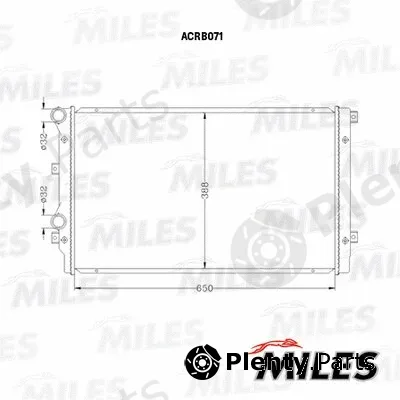 Miles ACRB071 — Radiator, engine cooling