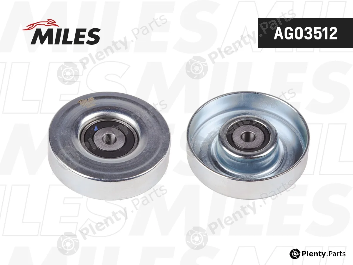 Miles AG03512 — Deflection/Guide Pulley, V-ribbed belt