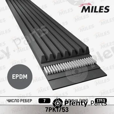 Miles 7PK1753 — V-Ribbed Belt