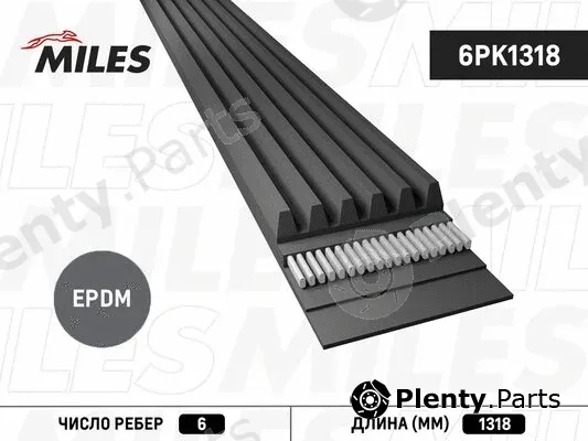 Miles 6PK1318 — V-Ribbed Belt