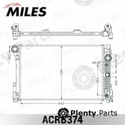 Miles ACRB374 — Radiator, engine cooling