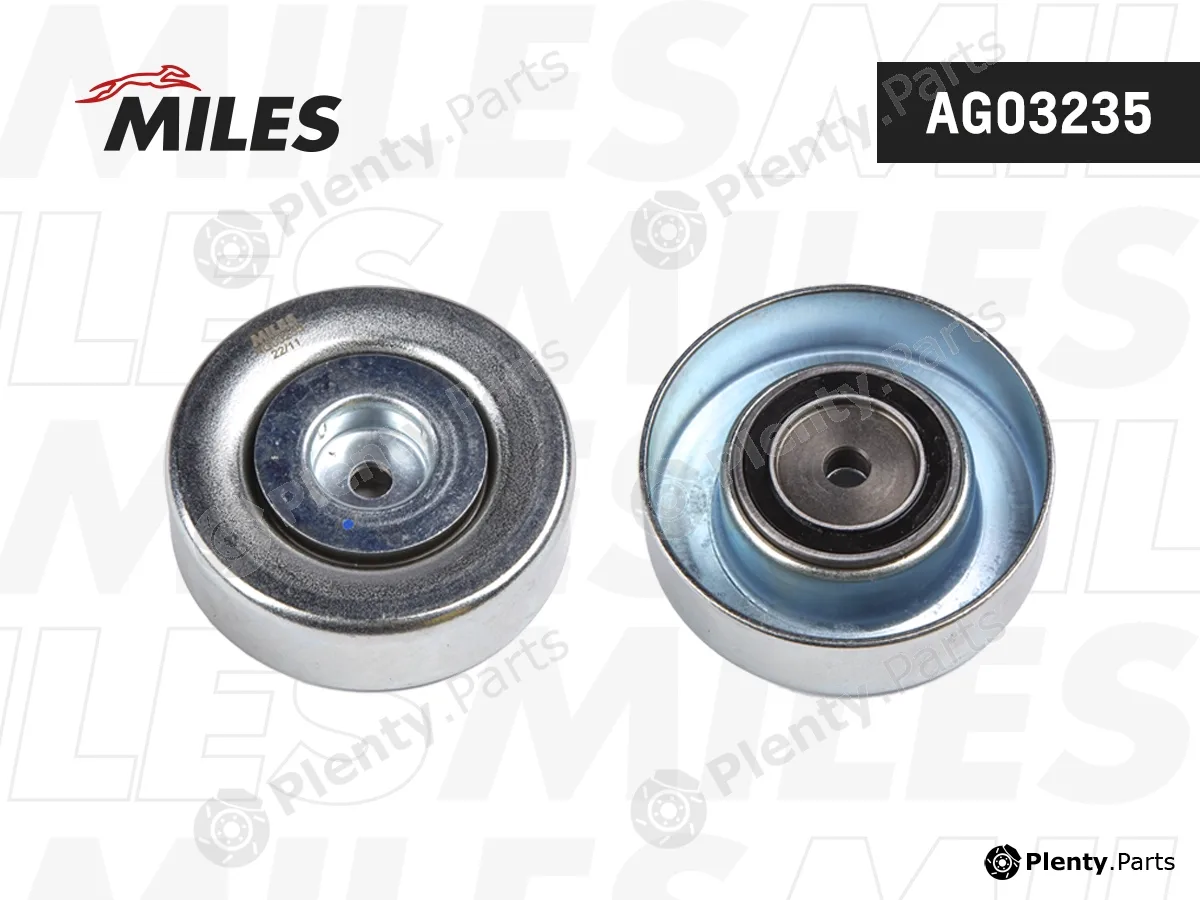 Miles AG03235 — Deflection/Guide Pulley, V-ribbed belt