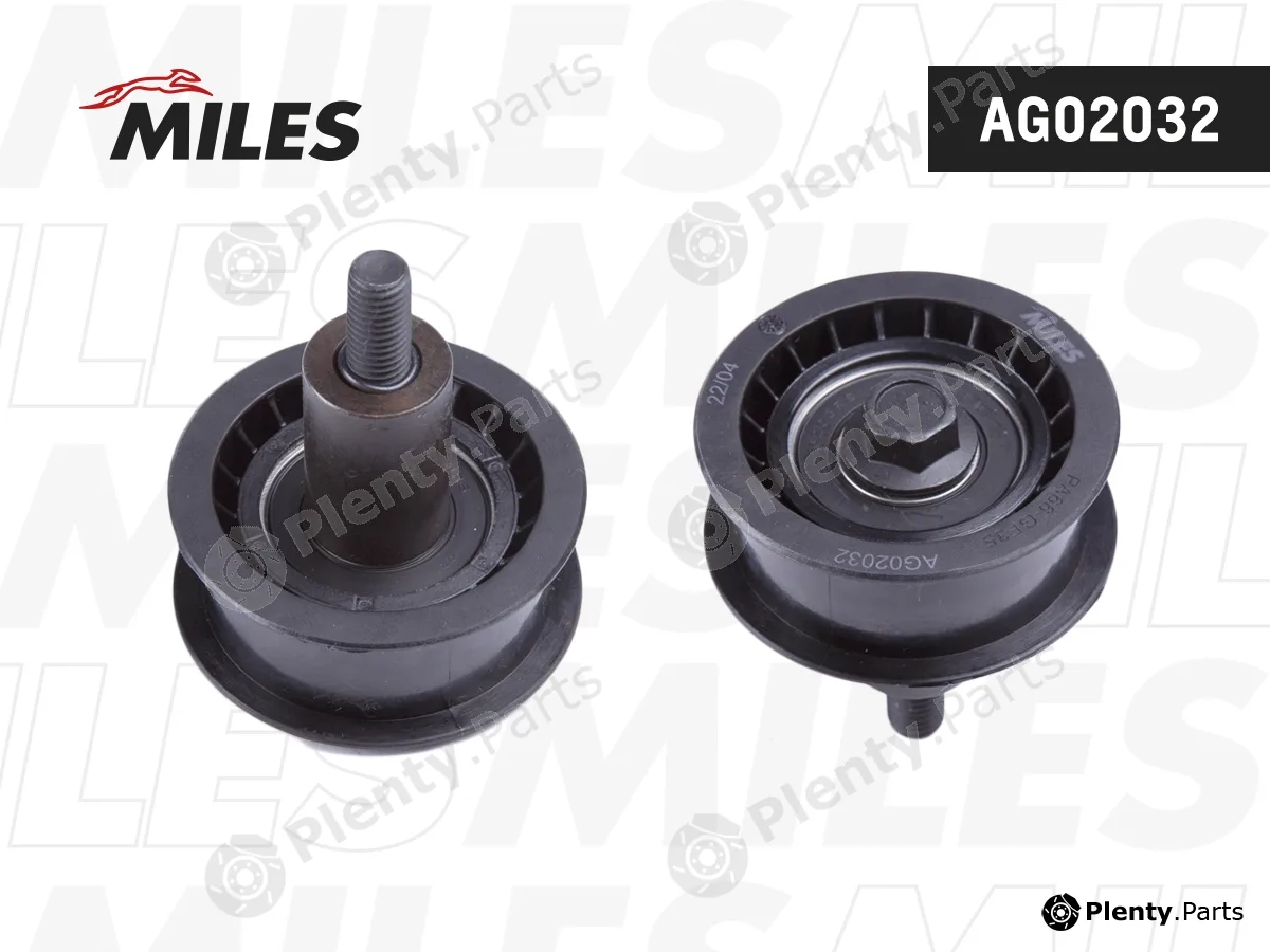 Miles AG02032 — Deflection/Guide Pulley, timing belt