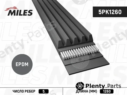 Miles 5PK1260 — V-Ribbed Belt