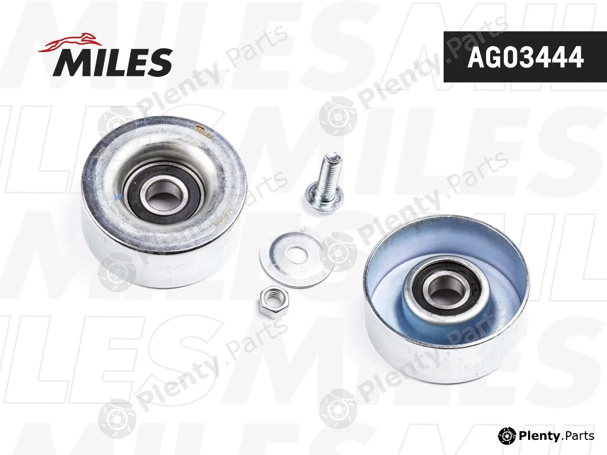 Miles AG03444 — Tensioner Pulley, V-ribbed belt