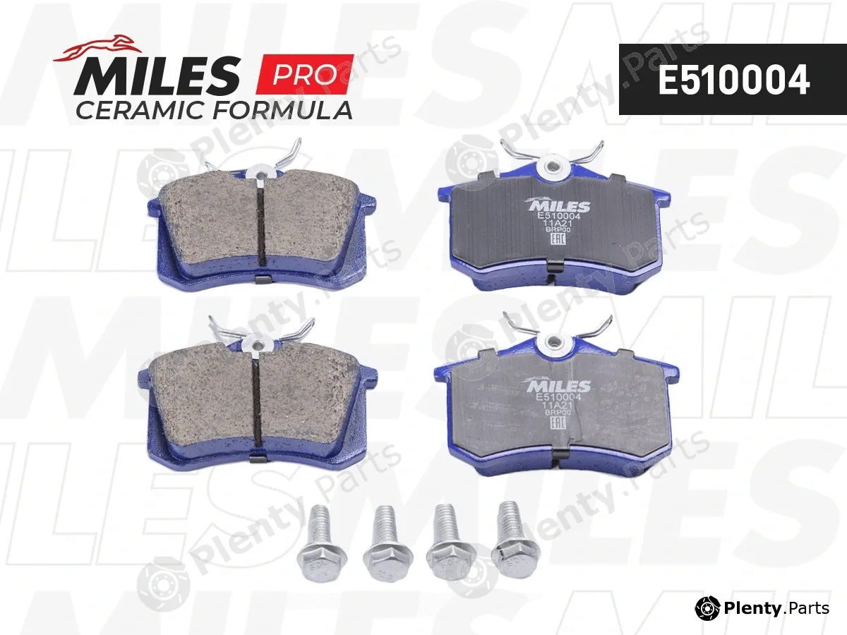 Miles E510004 — Brake Pad Set, disc brake