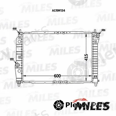 Miles ACRM134 — Radiator, engine cooling