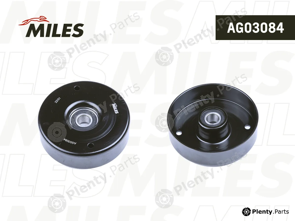 Miles AG03084 — Tensioner Pulley, V-ribbed belt
