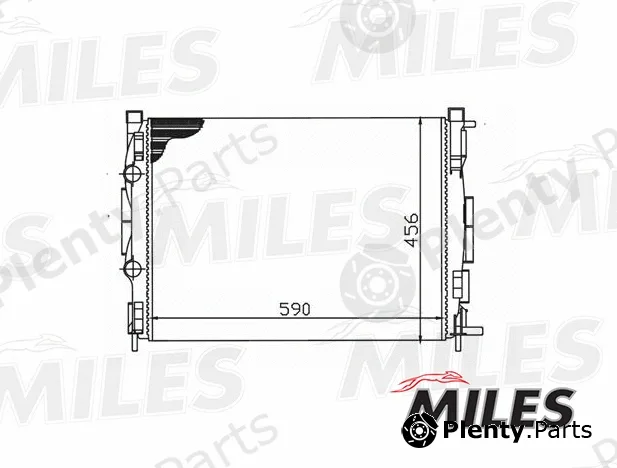 Miles ACRM058 — Radiator, engine cooling