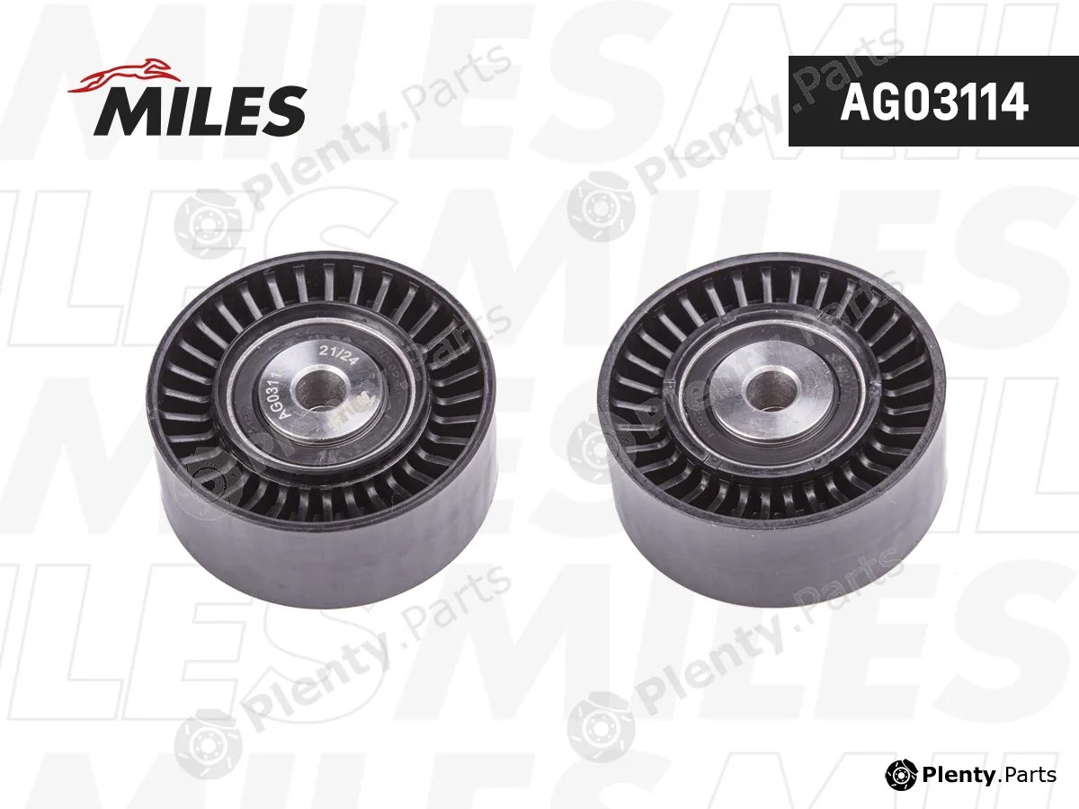 Miles AG03114 — Deflection/Guide Pulley, V-ribbed belt
