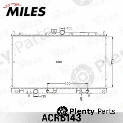 Miles ACRB143 — Radiator, engine cooling