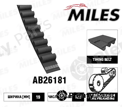 Miles AB26181 — Timing Belt
