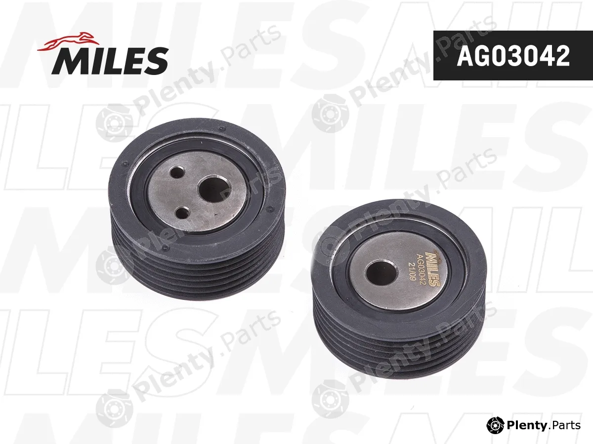 Miles AG03042 — Tensioner Pulley, V-ribbed belt