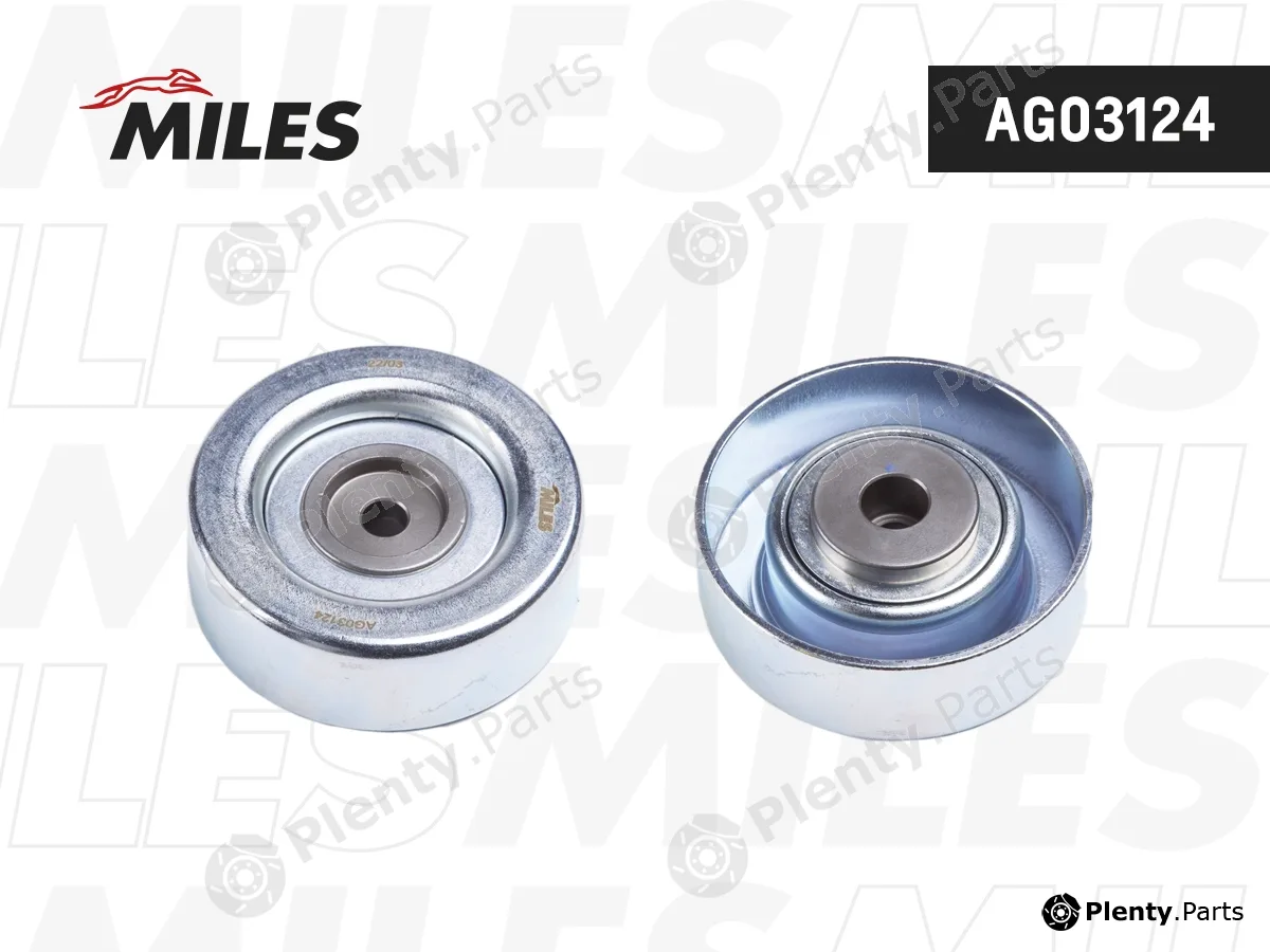 Miles AG03124 — Deflection/Guide Pulley, V-ribbed belt