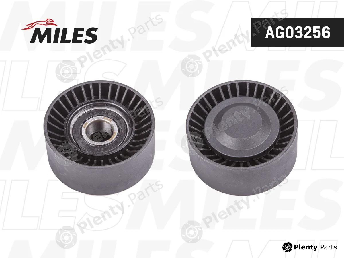 Miles AG03256 — Tensioner Pulley, V-ribbed belt