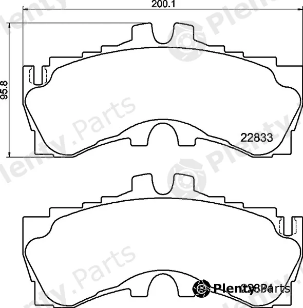Brembo P83180 — Brake Pad Set, disc brake PRIME LINE