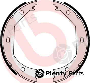 Brembo S06509 — Brake Shoe Set, parking brake ESSENTIAL LINE