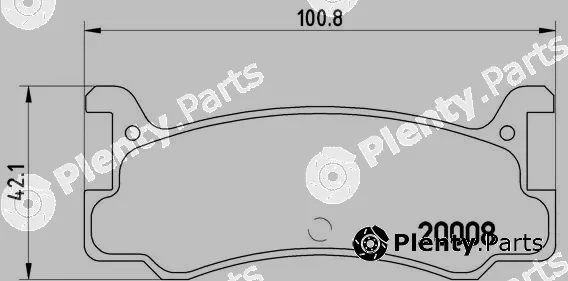 Brembo P49005 — Brake Pad Set, disc brake PRIME LINE