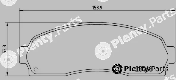 Brembo P24081 — Brake Pad Set, disc brake PRIME LINE