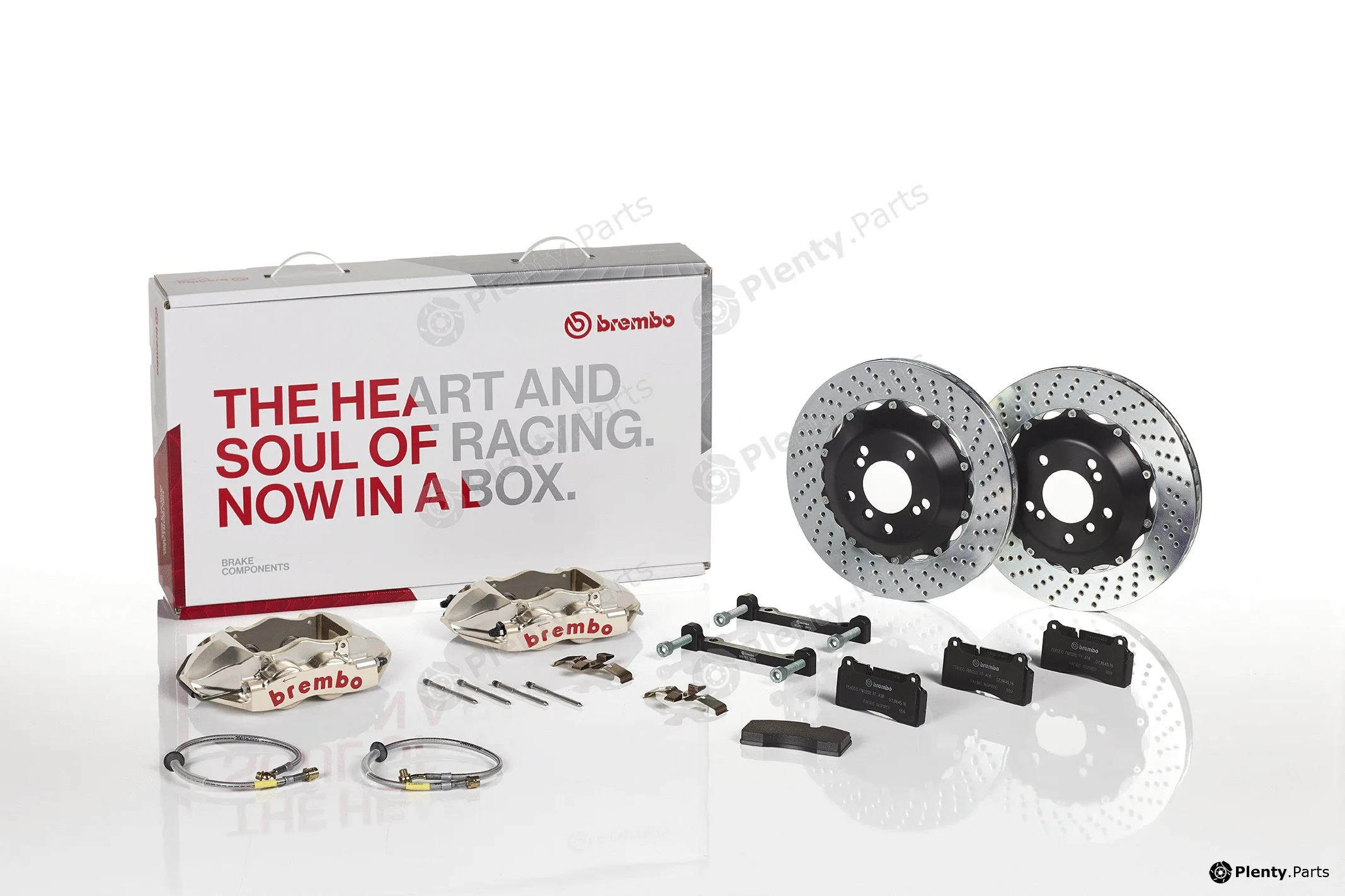 Brembo 1P1.8006AR — High Performance Brake Kit UPGRADE, GT | R4 | D
