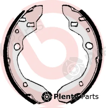 Brembo S49506 — Brake Shoe Set ESSENTIAL LINE