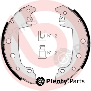 Brembo S68507 — Brake Shoe Set ESSENTIAL LINE