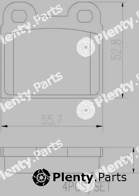 Brembo P06001N — Brake Pad Set, disc brake PRIME LINE - Ceramic