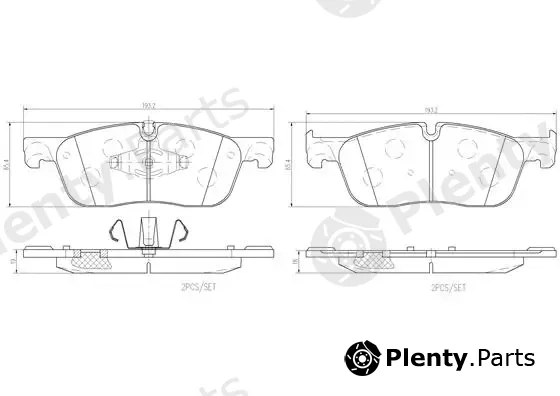 Brembo P44026N — Brake Pad Set, disc brake PRIME LINE - Ceramic