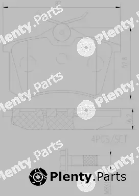 Brembo P68024N — Brake Pad Set, disc brake PRIME LINE - Ceramic