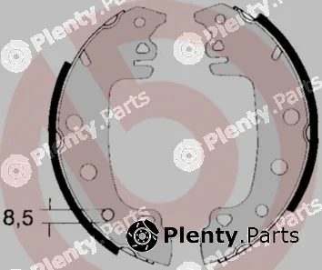 Brembo S23538 — Brake Shoe Set ESSENTIAL LINE