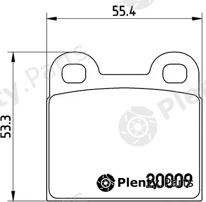 Brembo P06001 — Brake Pad Set, disc brake PRIME LINE