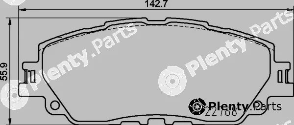 Brembo P83172 — Brake Pad Set, disc brake PRIME LINE