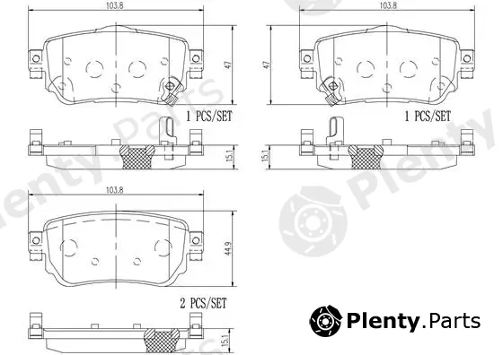 Brembo P56098N — Brake Pad Set, disc brake PRIME LINE - Ceramic