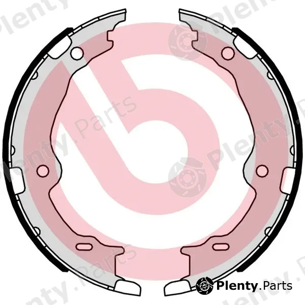 Brembo S83572 — Brake Shoe Set, parking brake ESSENTIAL LINE